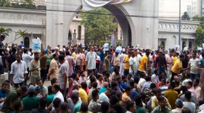 নগর ভবনে ‘ব্লকেড’ কর্মসূচি ঘোষণা  নগর ভবনে ‘ব্লকেড’ কর্মসূচি ঘোষণা